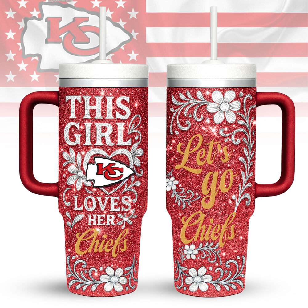 Kansas City Chiefs | Premium 40oz Tumbler With Handle TD