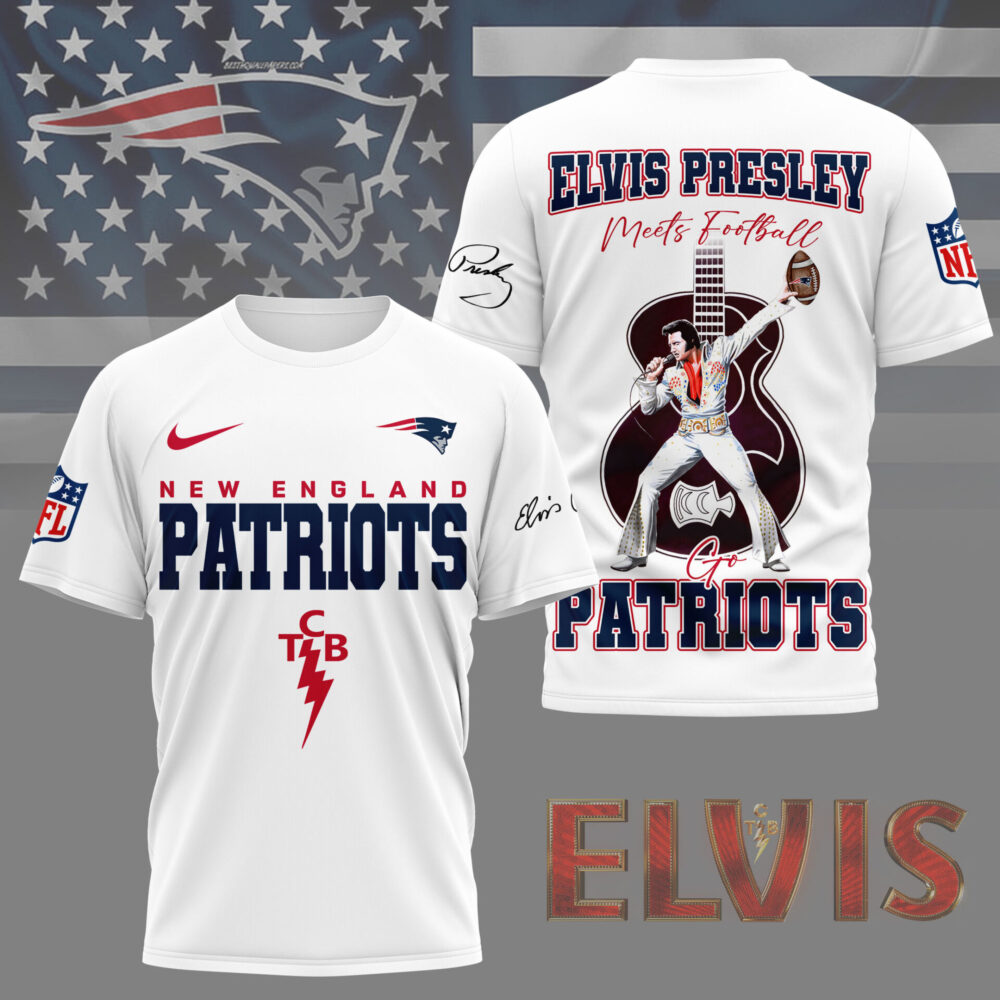 New England Patriots | Premium NFL Elvis Presley Fan 3D Shirt NY