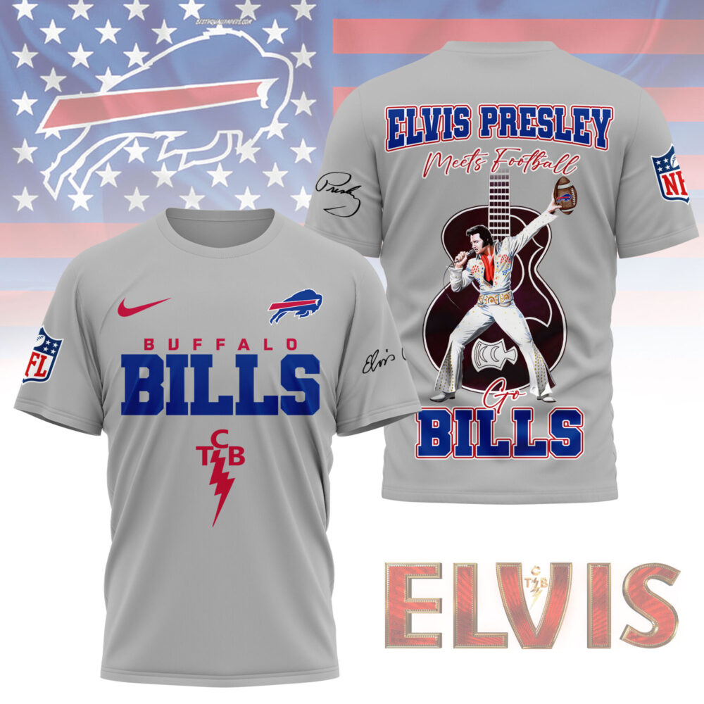 Buffalo Bills | Premium NFL Elvis Presley Fan 3D Shirt NY