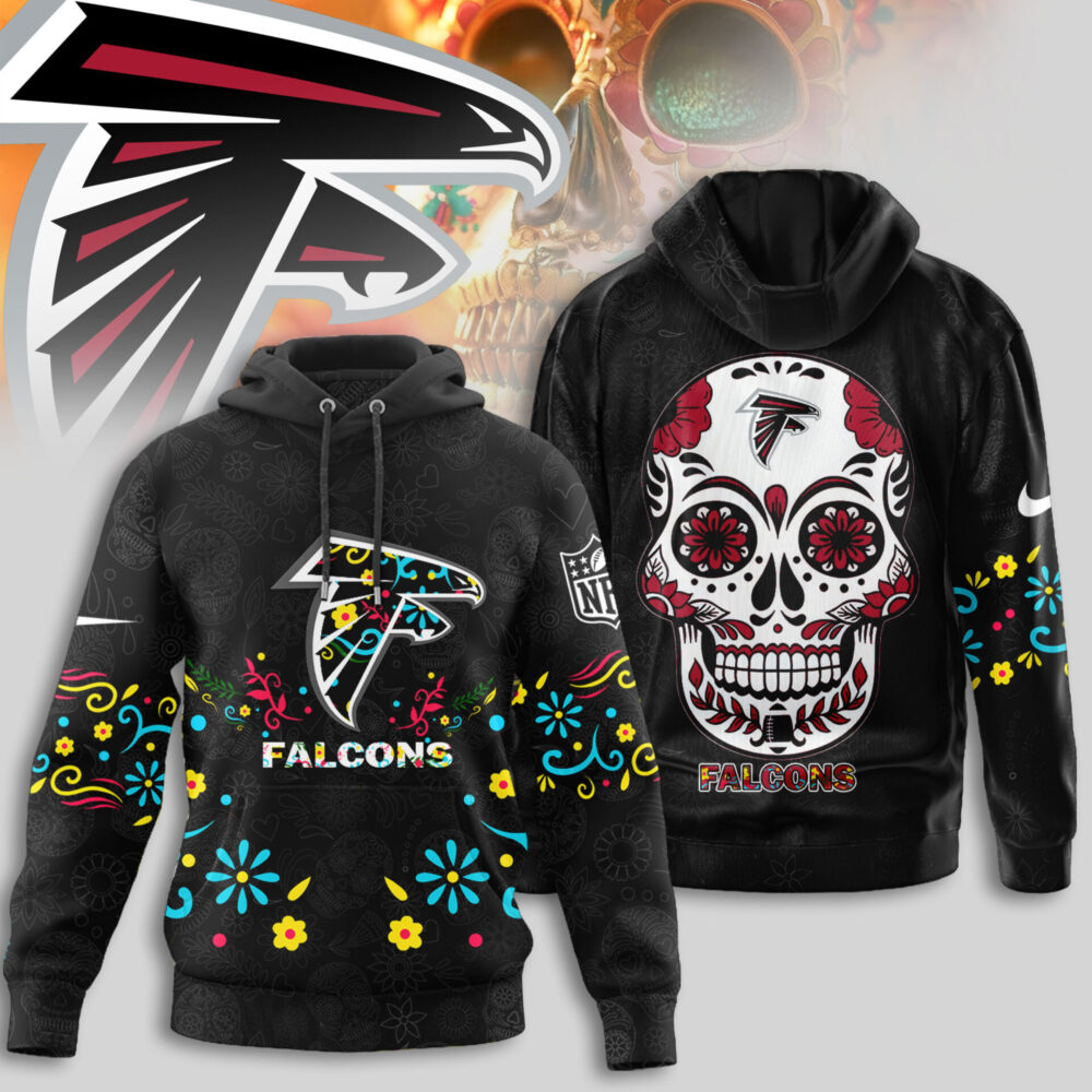 Atlanta Falcons | Premium NFL Dia de los Muertos Limited Editions Hoodie