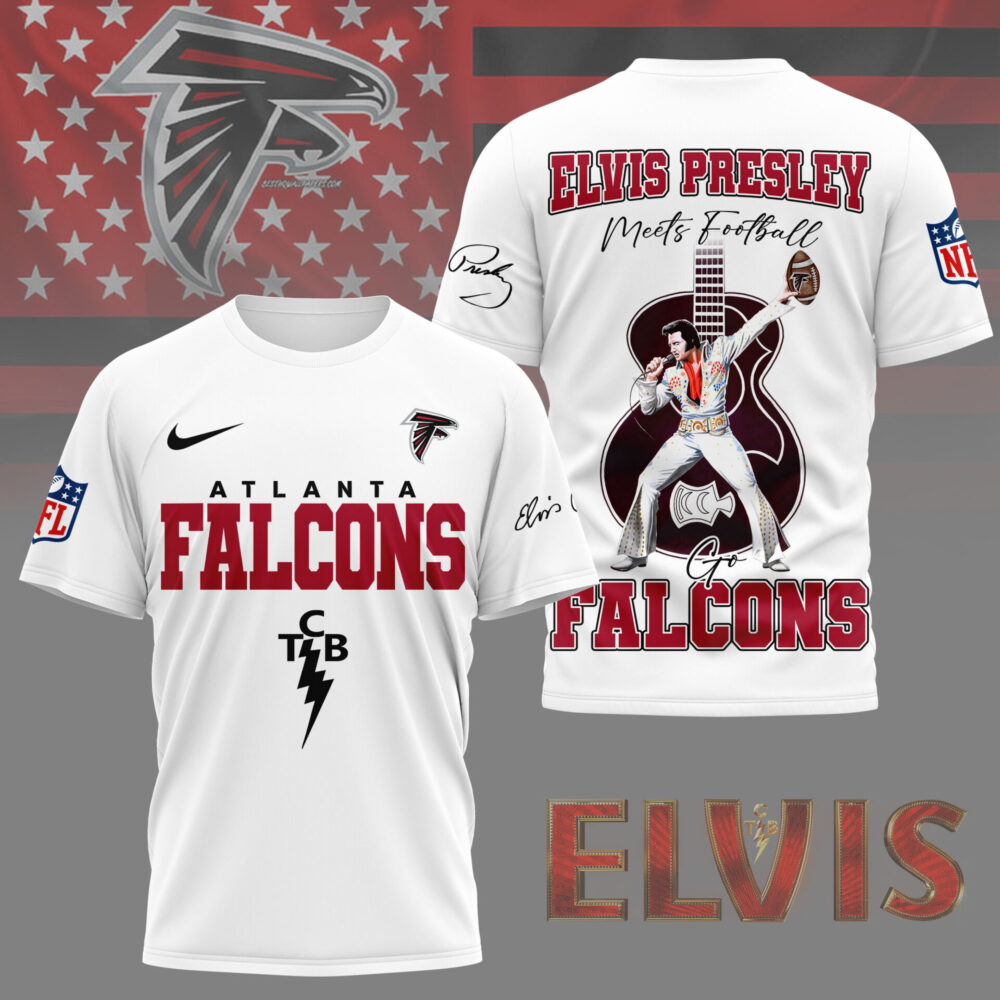 Atlanta Falcons | Premium NFL Elvis Presley Fan 3D Shirt NY