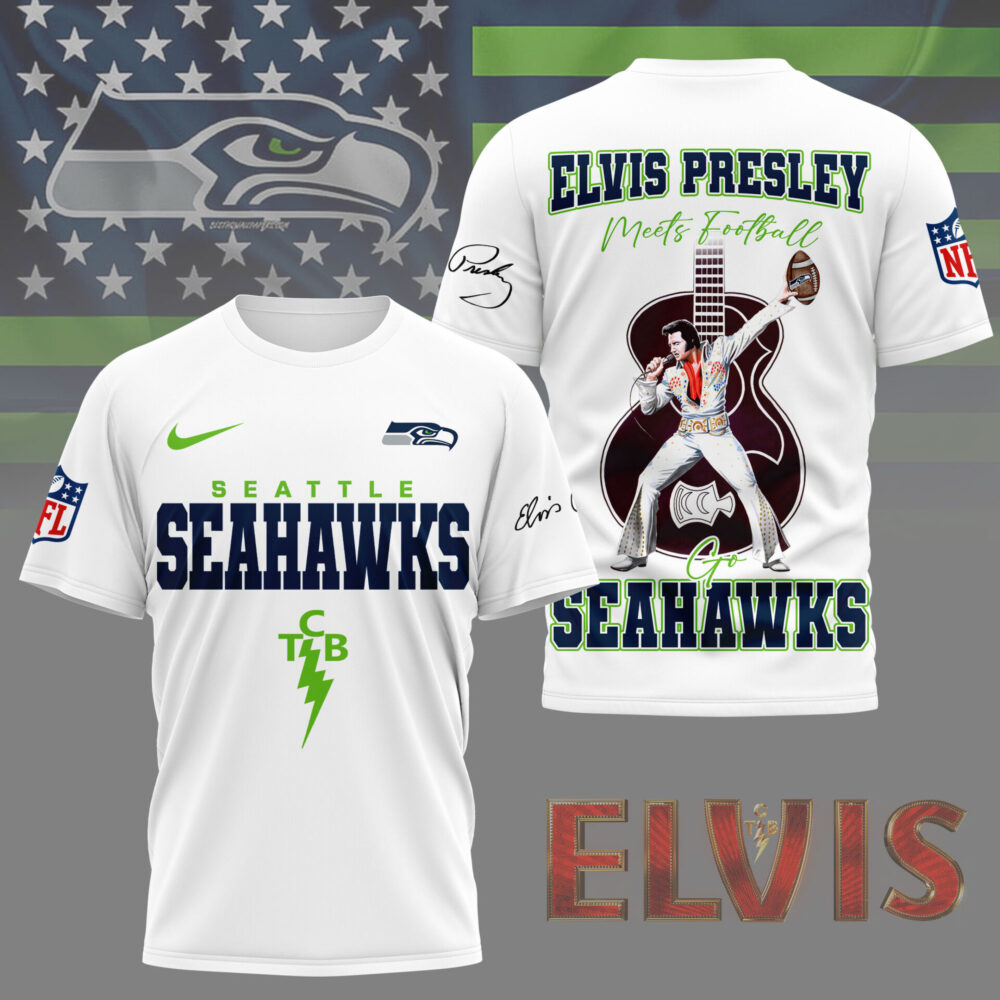 Seattle Seahawks | Premium NFL Elvis Presley Fan 3D Shirt NY