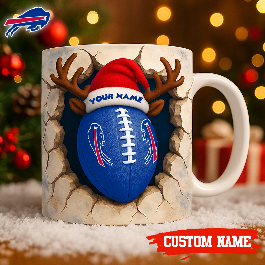 Buffalo Bills | Premium NFL Christmas Football Ceramic Mug HI