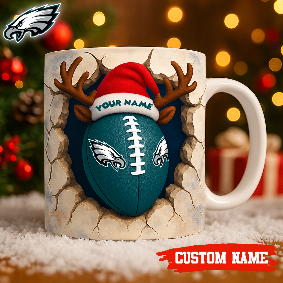 Philadelphia Eagles | Premium NFL Christmas Football Ceramic Mug HI