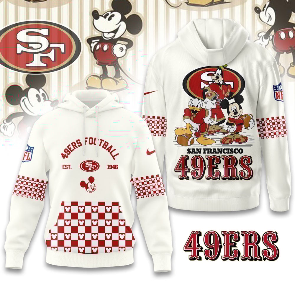 San Francisco 49ers | Premium NFL Game Day Disney Hoodie MM