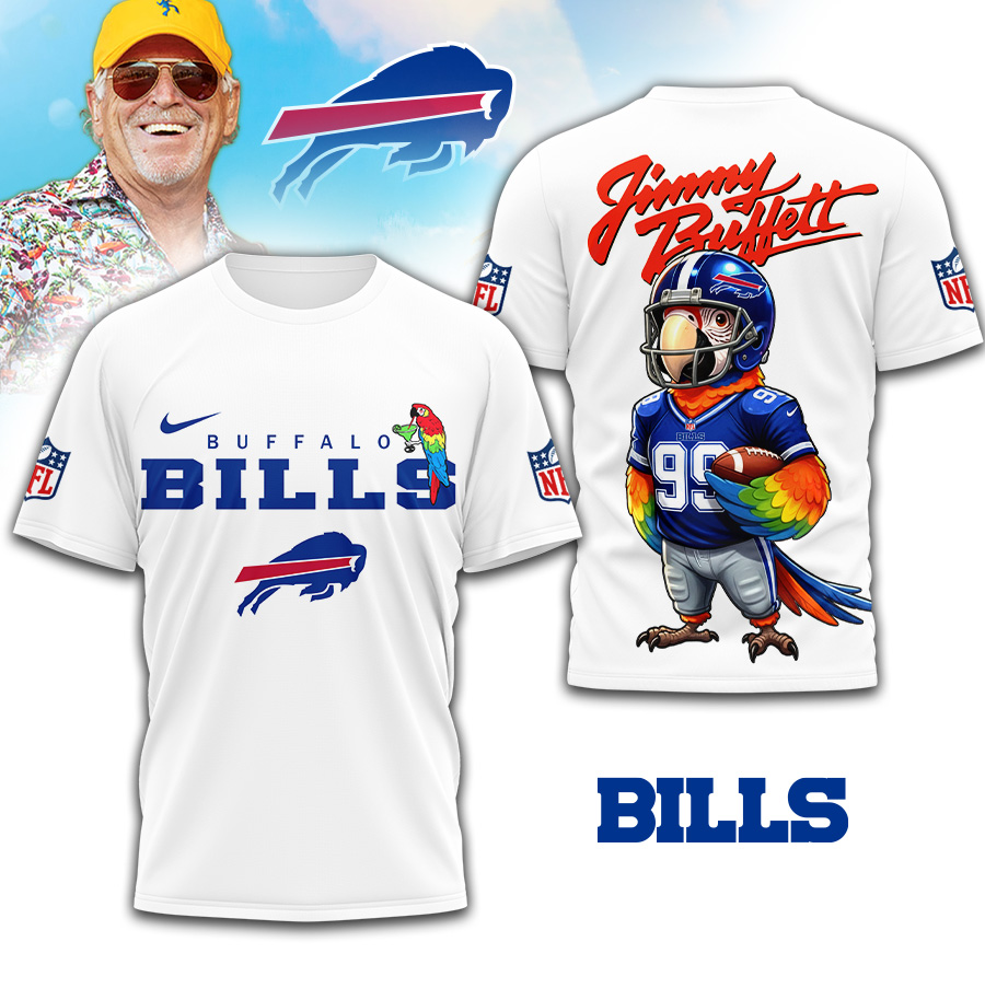 Buffalo Bills | Premium NFL Jimmy Buffett 3D Shirt TD