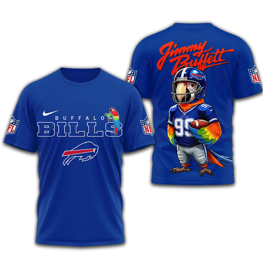 Buffalo Bills | Premium NFL Jimmy Buffett 3D Shirt TD