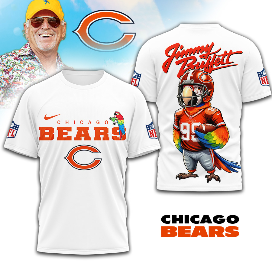 Chicago Bears | Premium NFL Jimmy Buffett 3D Shirt TD