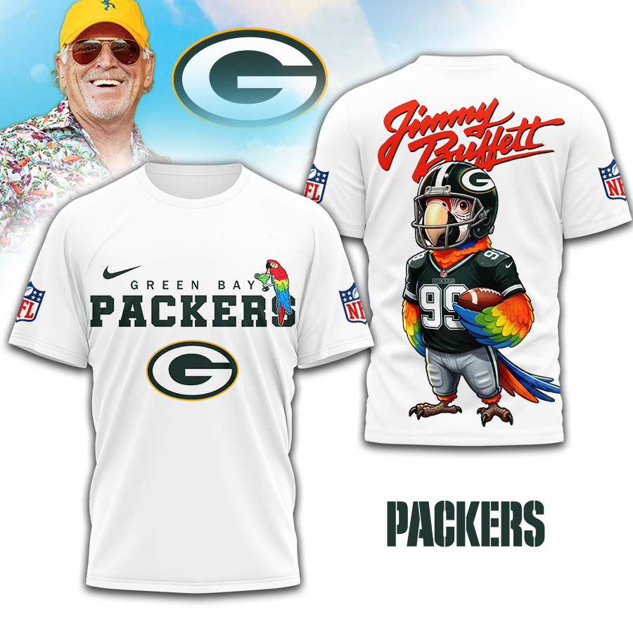 Green Bay Packers | Premium NFL Jimmy Buffett 3D Shirt TD