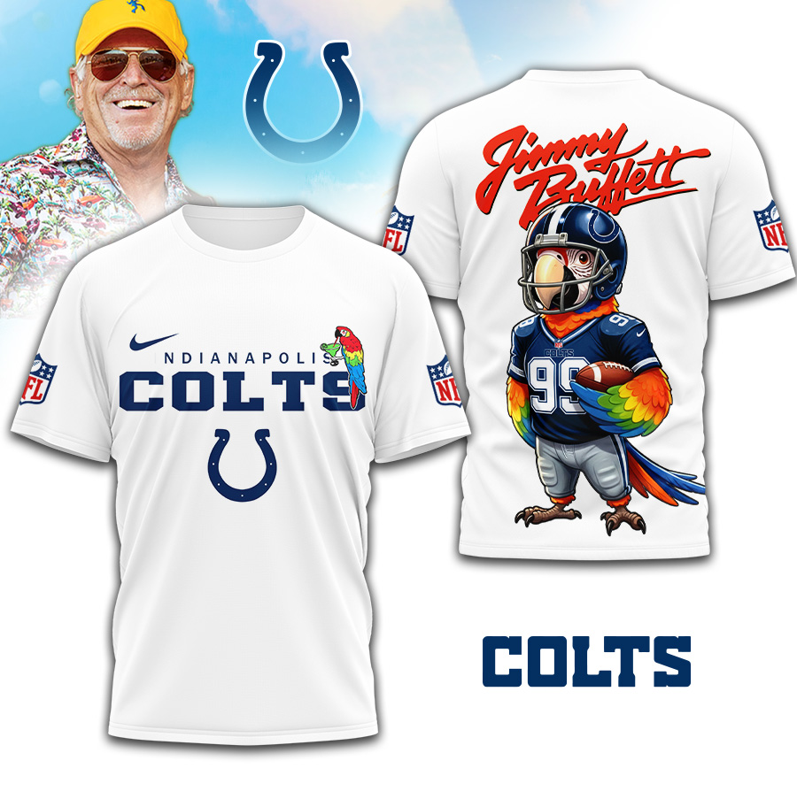 Indianapolis Colts | Premium NFL Jimmy Buffett 3D Shirt TD