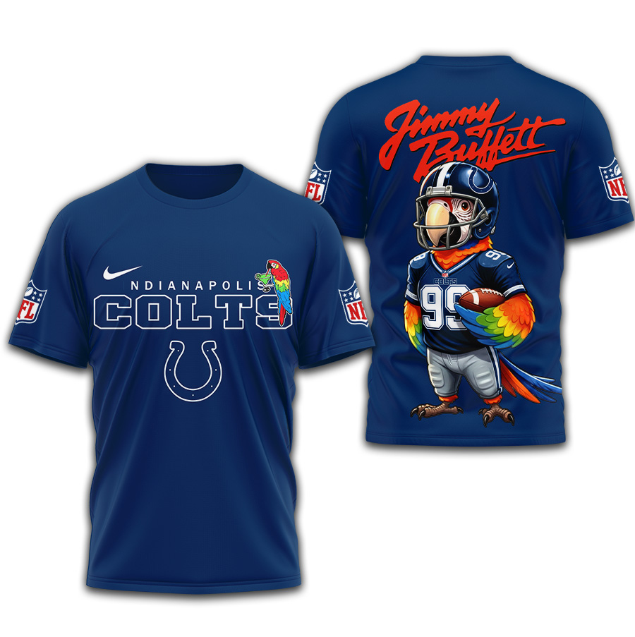 Indianapolis Colts | Premium NFL Jimmy Buffett 3D Shirt TD