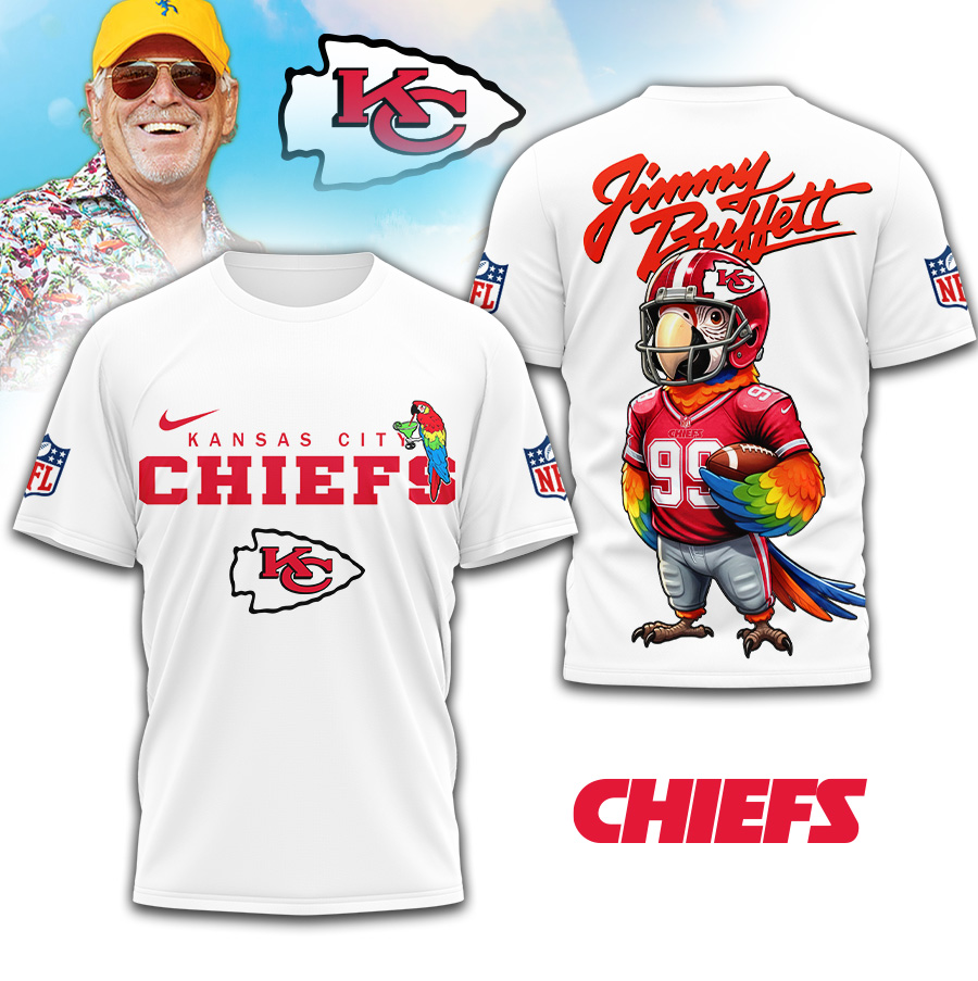 Kansas City Chiefs | Premium NFL Jimmy Buffett 3D Shirt TD