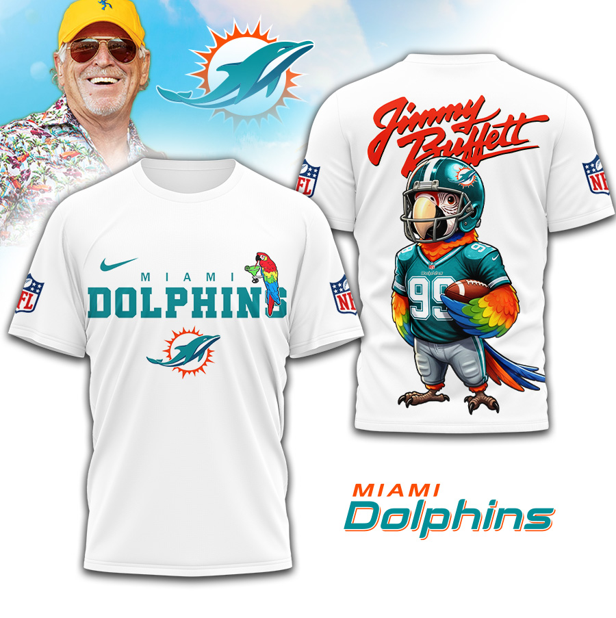 Miami Dolphins | Premium NFL Jimmy Buffett 3D Shirt TD