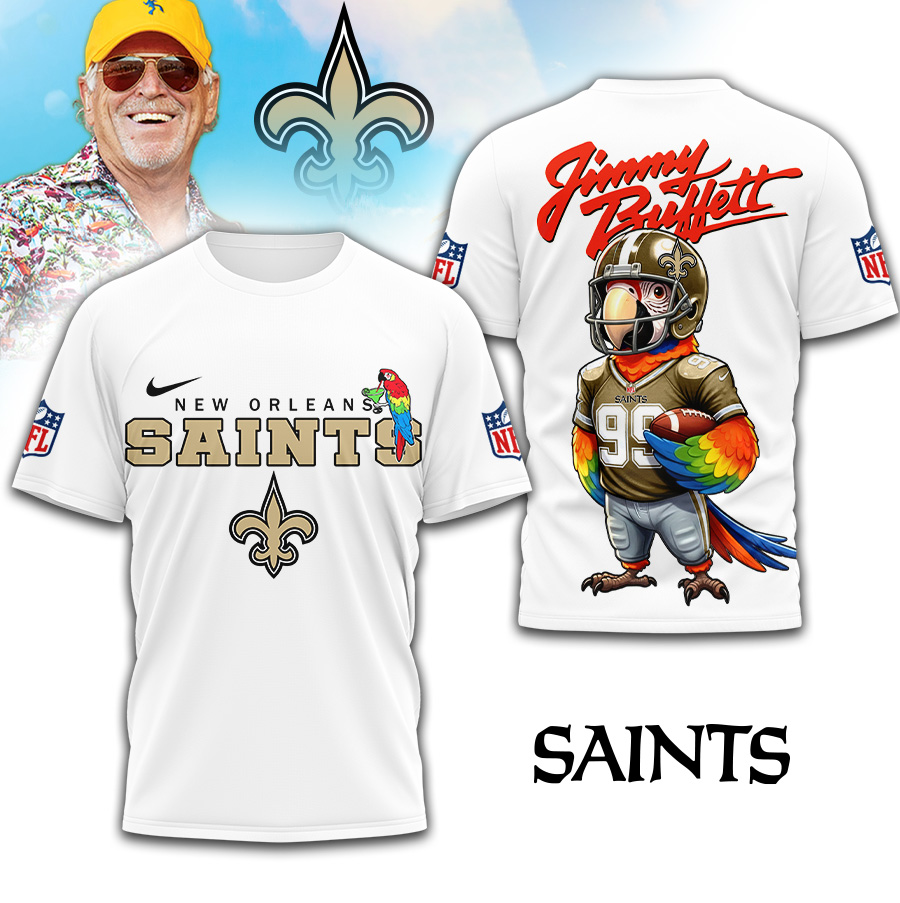 New Orleans Saints | Premium NFL Jimmy Buffett 3D Shirt TD