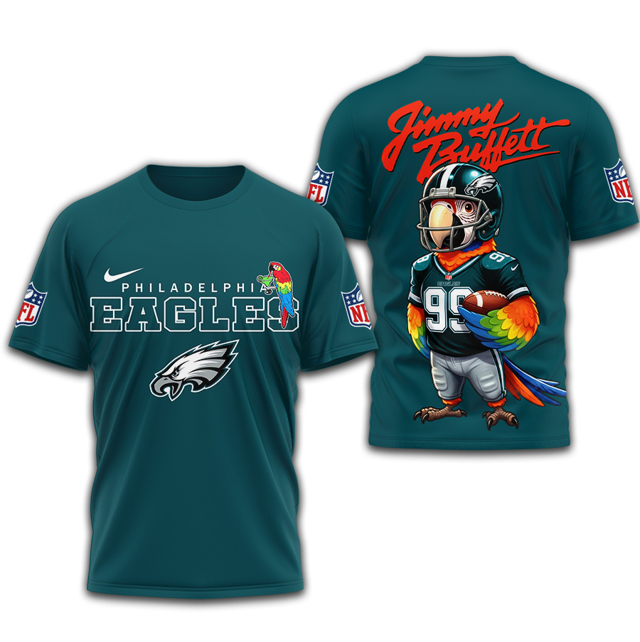 Philadelphia Eagles | Premium NFL Jimmy Buffett 3D Shirt TD