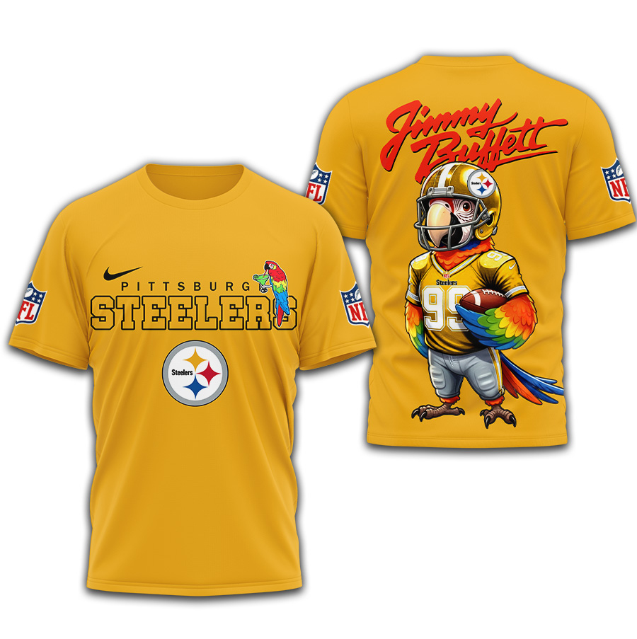 Pittsburgh Steelers | Premium NFL Jimmy Buffett 3D Shirt TD