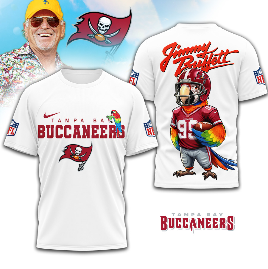 Tampa Bay Buccaneers | Premium NFL Jimmy Buffett 3D Shirt TD