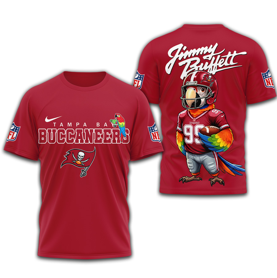 Tampa Bay Buccaneers | Premium NFL Jimmy Buffett 3D Shirt TD
