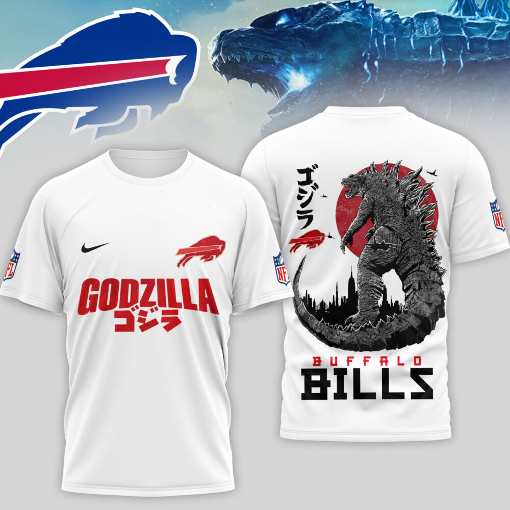 Buffalo Bills | Premium NFL Godzilla 3D Shirt TD