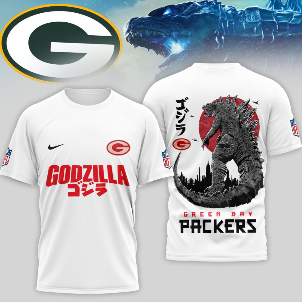 Green Bay Packers | Premium NFL Godzilla 3D Shirt TD