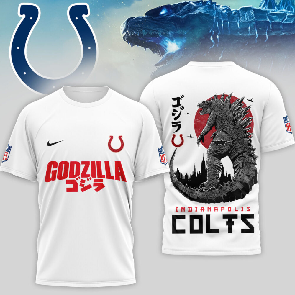 Indianapolis Colts | Premium NFL Godzilla 3D Shirt TD