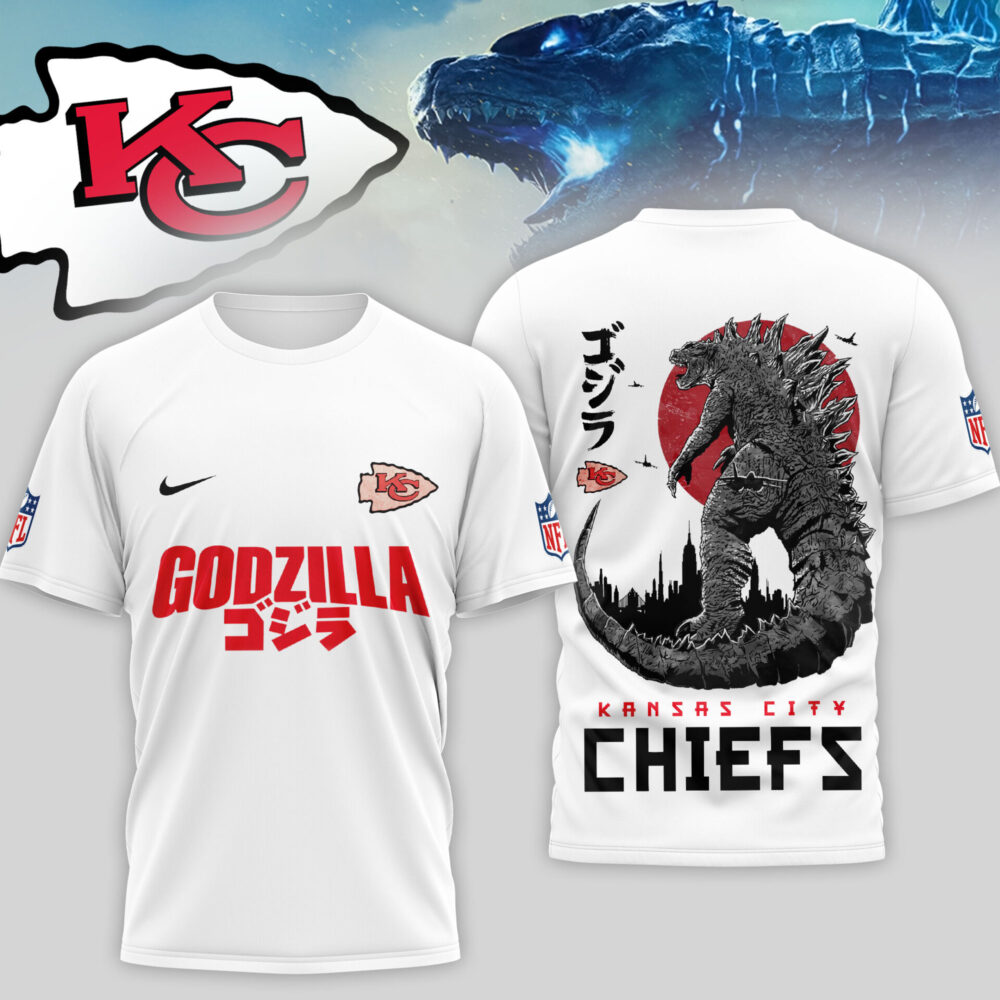 Kansas City Chiefs | Premium NFL Godzilla 3D Shirt TD
