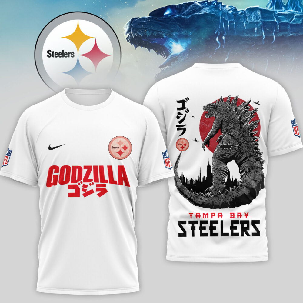 Pittsburgh Steelers | Premium NFL Godzilla 3D Shirt TD