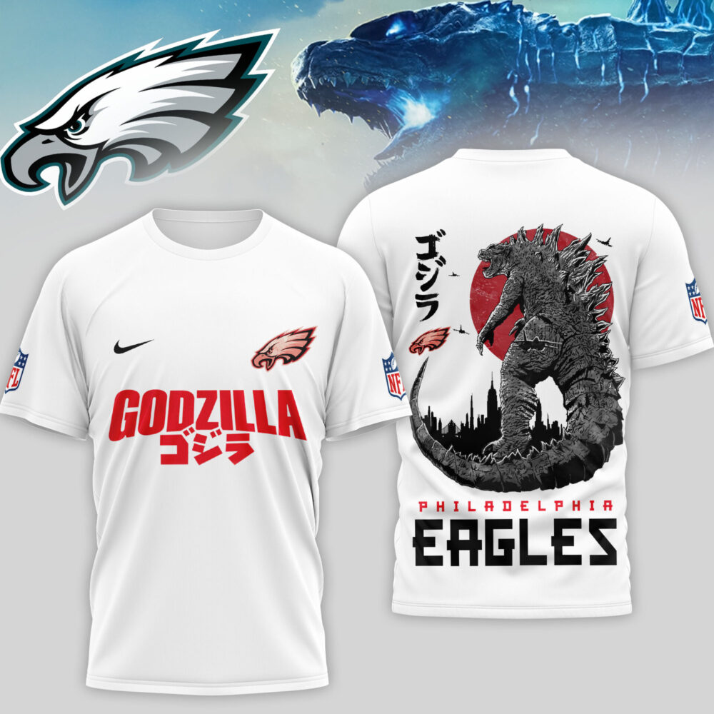 Philadelphia Eagles | Premium NFL Godzilla 3D Shirt TD