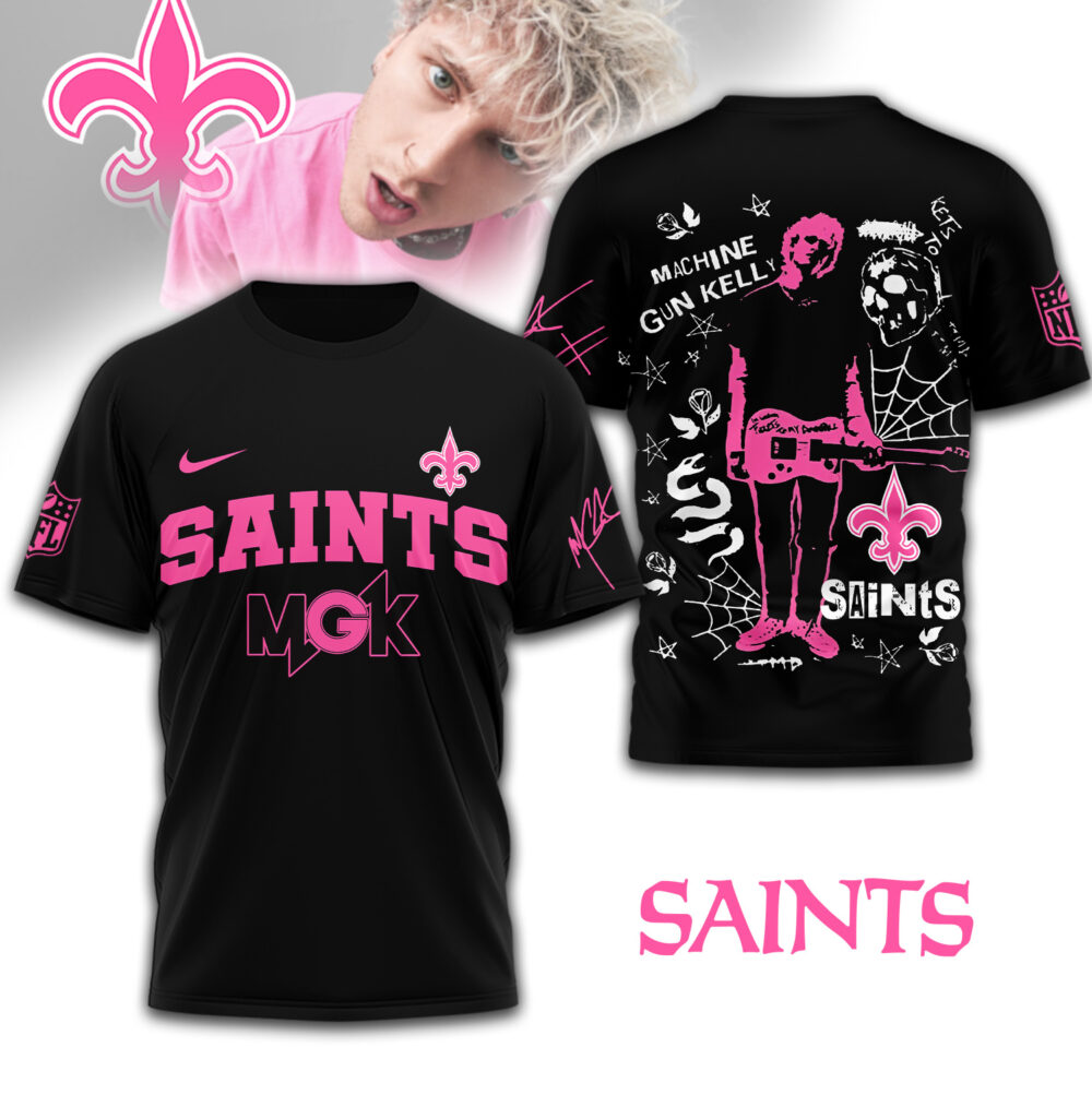 New Orleans Saints | Premium NFL MGK 3D Shirt TD - L