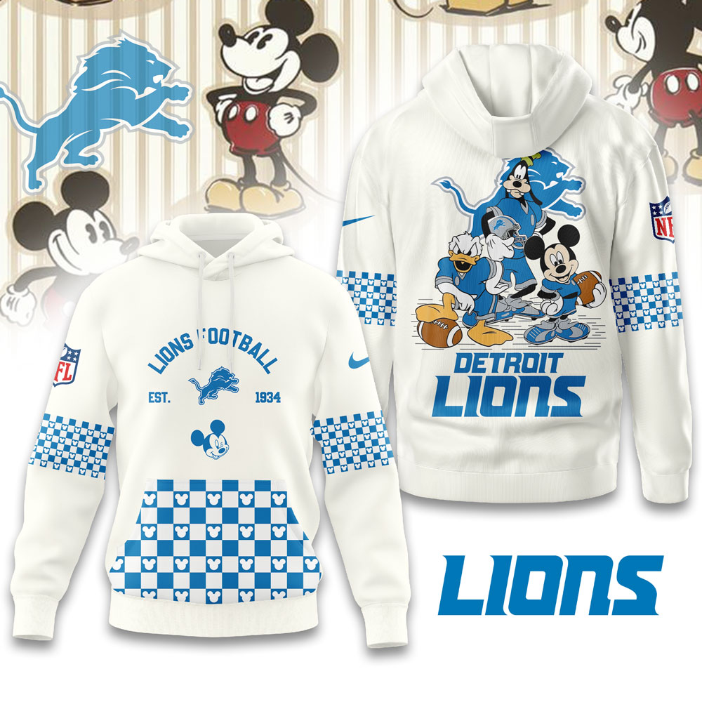 Detroit Lions | Premium NFL Game Day Disney Hoodie MM