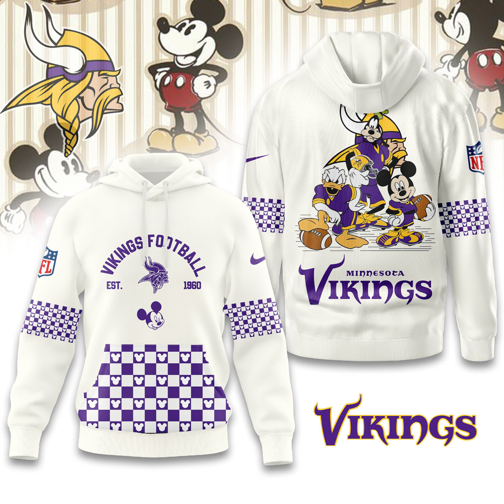 Minnesota Vikings | Premium NFL Game Day Disney Hoodie MM