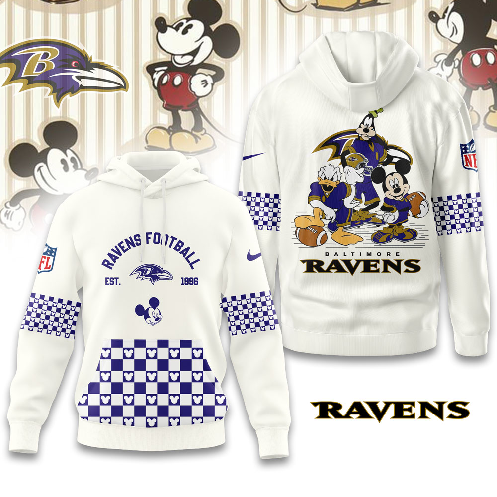 Baltimore Ravens | Premium NFL Game Day Disney Hoodie MM