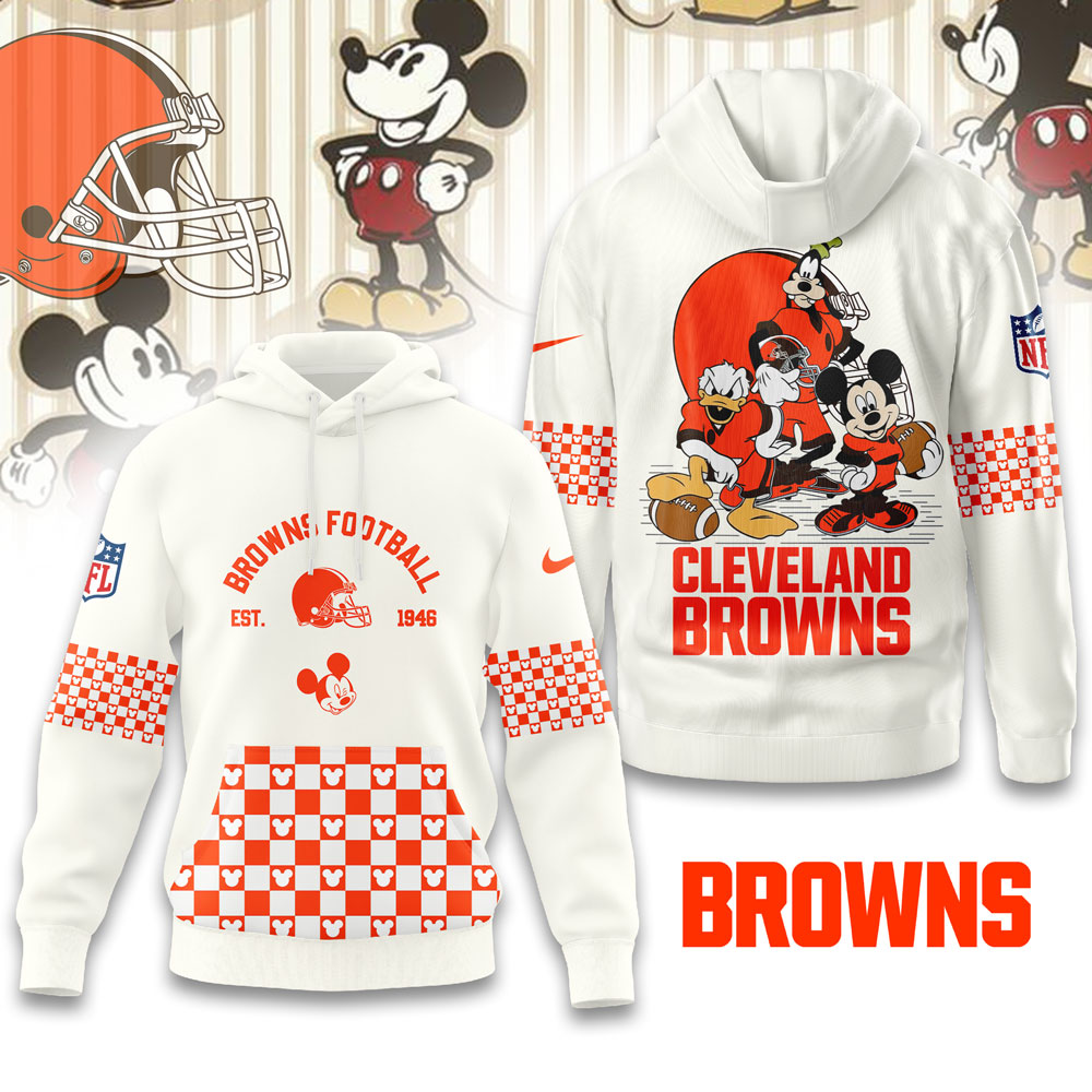 Cleveland Browns | Premium NFL Game Day Disney Hoodie MM
