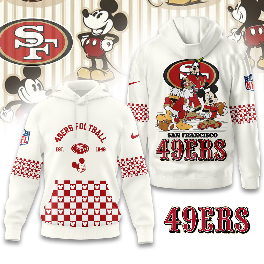 San Francisco 49ers | Premium NFL Game Day Disney Hoodie MM