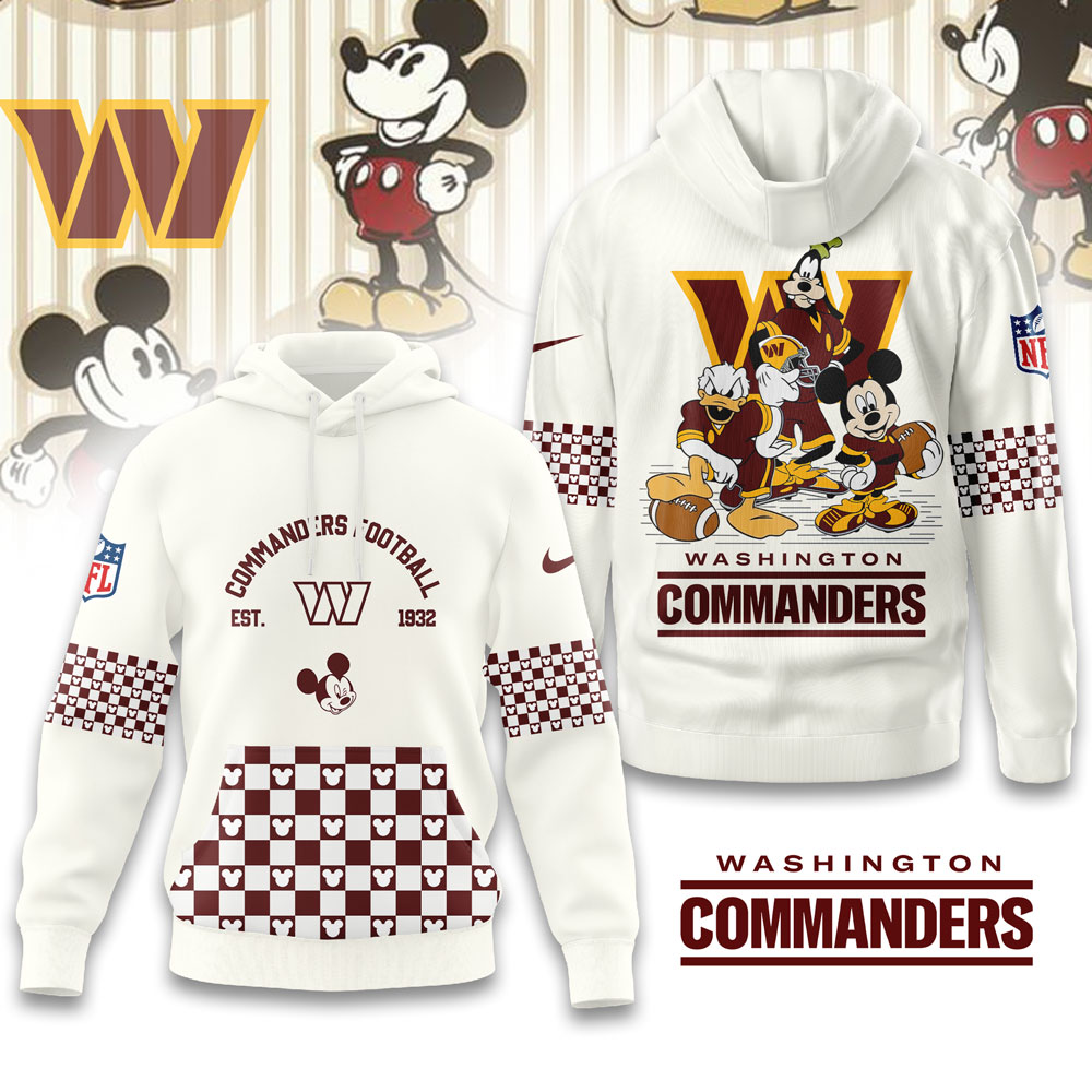 Washington Commanders | Premium NFL Game Day Disney Hoodie MM