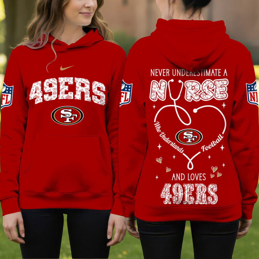 San Francisco 49ers | Premium NFL Nurse Pride Hoodie NY