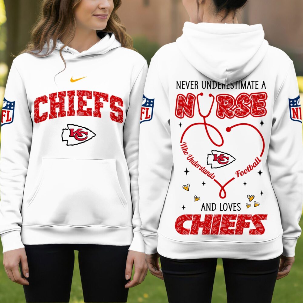 Kansas City Chiefs | Premium NFL Nurse Pride Hoodie
