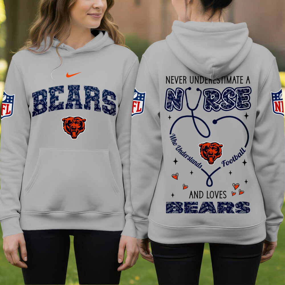Chicago Bears | Premium NFL Nurse Pride Hoodie NY
