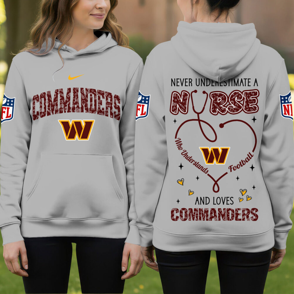 Washington Commanders | Premium NFL Nurse Pride Hoodie