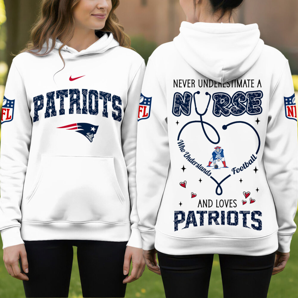New England Patriots | Premium NFL Nurse Pride Hoodie