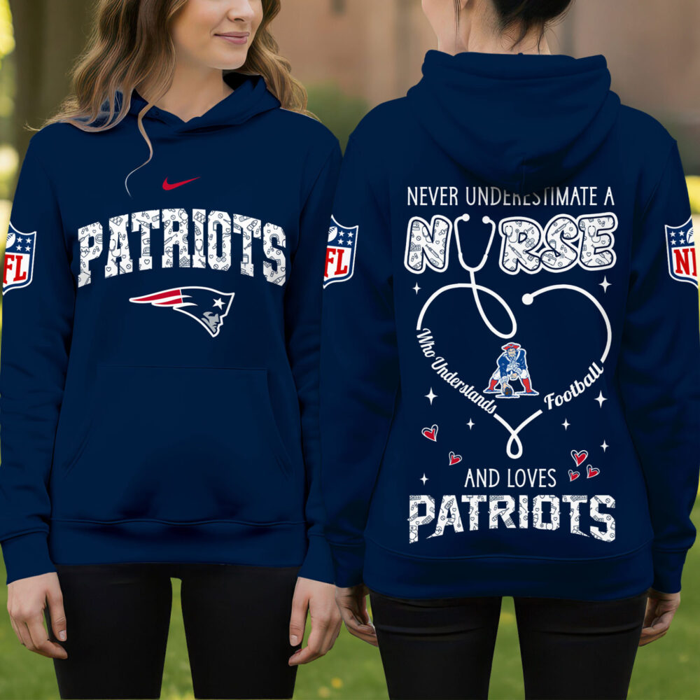 New England Patriots | Premium NFL Nurse Pride Hoodie