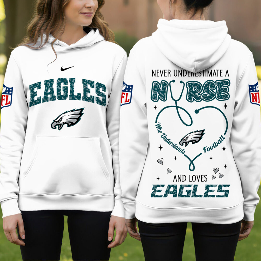 Philadelphia Eagles | Premium NFL Nurse Pride Hoodie