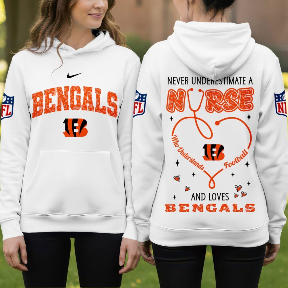 Cincinnati Bengals | Premium NFL Nurse Pride Hoodie