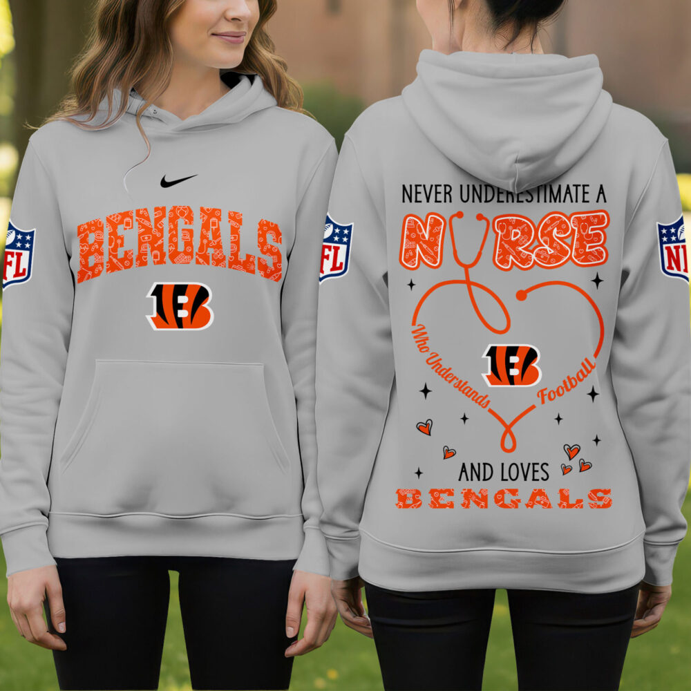Cincinnati Bengals | Premium NFL Nurse Pride Hoodie NY