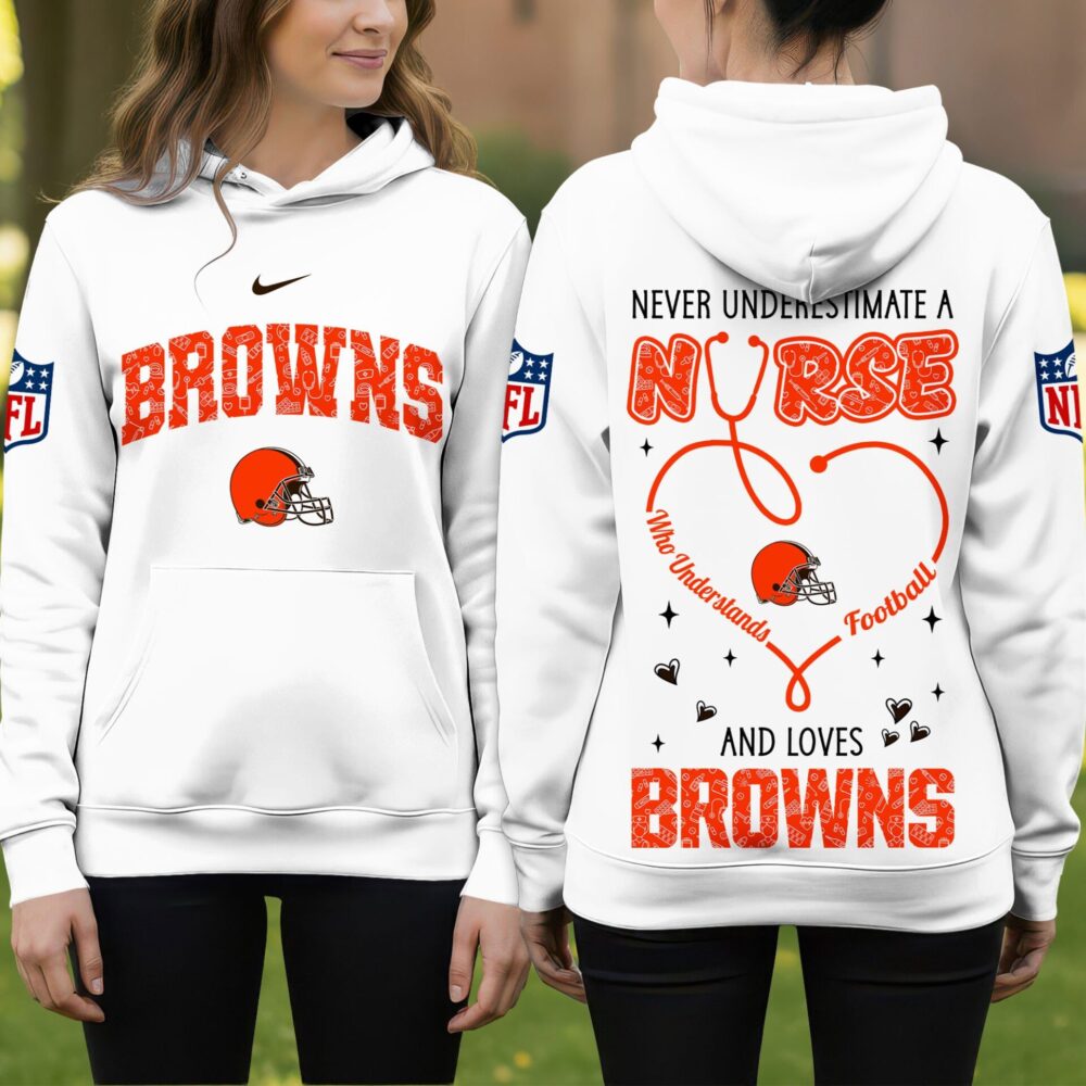 Cleveland Browns | Premium NFL Nurse Pride Hoodie