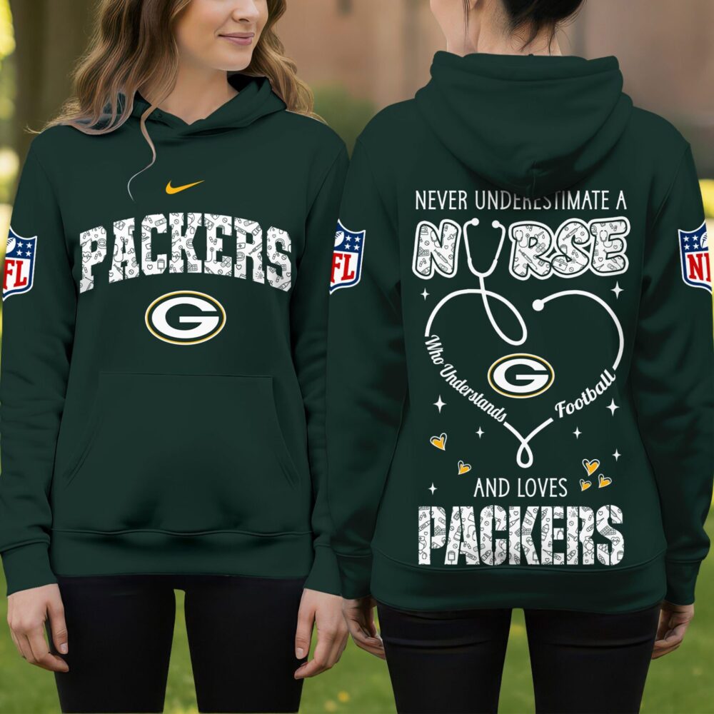 Green Bay Packers | Premium NFL Nurse Pride Hoodie NY