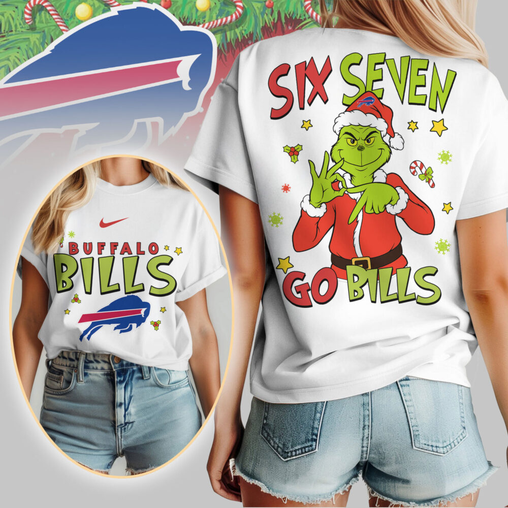 Buffalo Bills | Premium NFL Grinch Six Seven Women Shirt TD