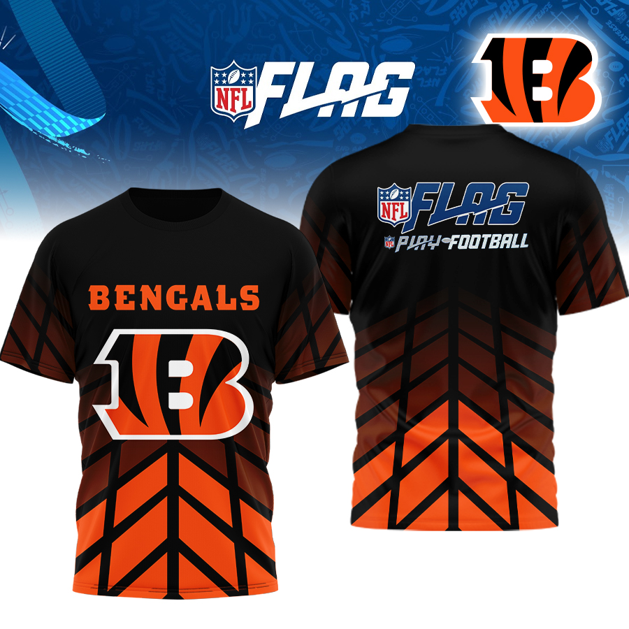 Cincinnati Bengals | Premium NFL Flag Football 3D Shirt HI