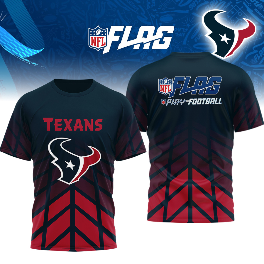 Houston Texans | Premium NFL Flag Football 3D Shirt HI