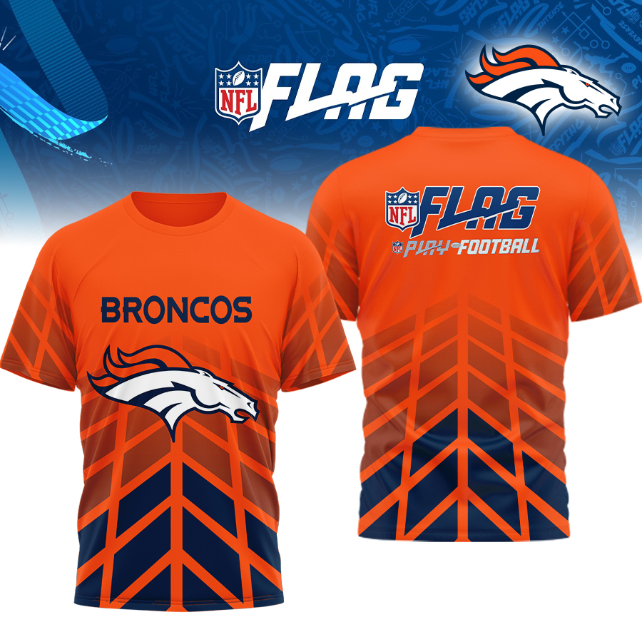 Denver Broncos | Premium NFL Flag Football 3D Shirt HI